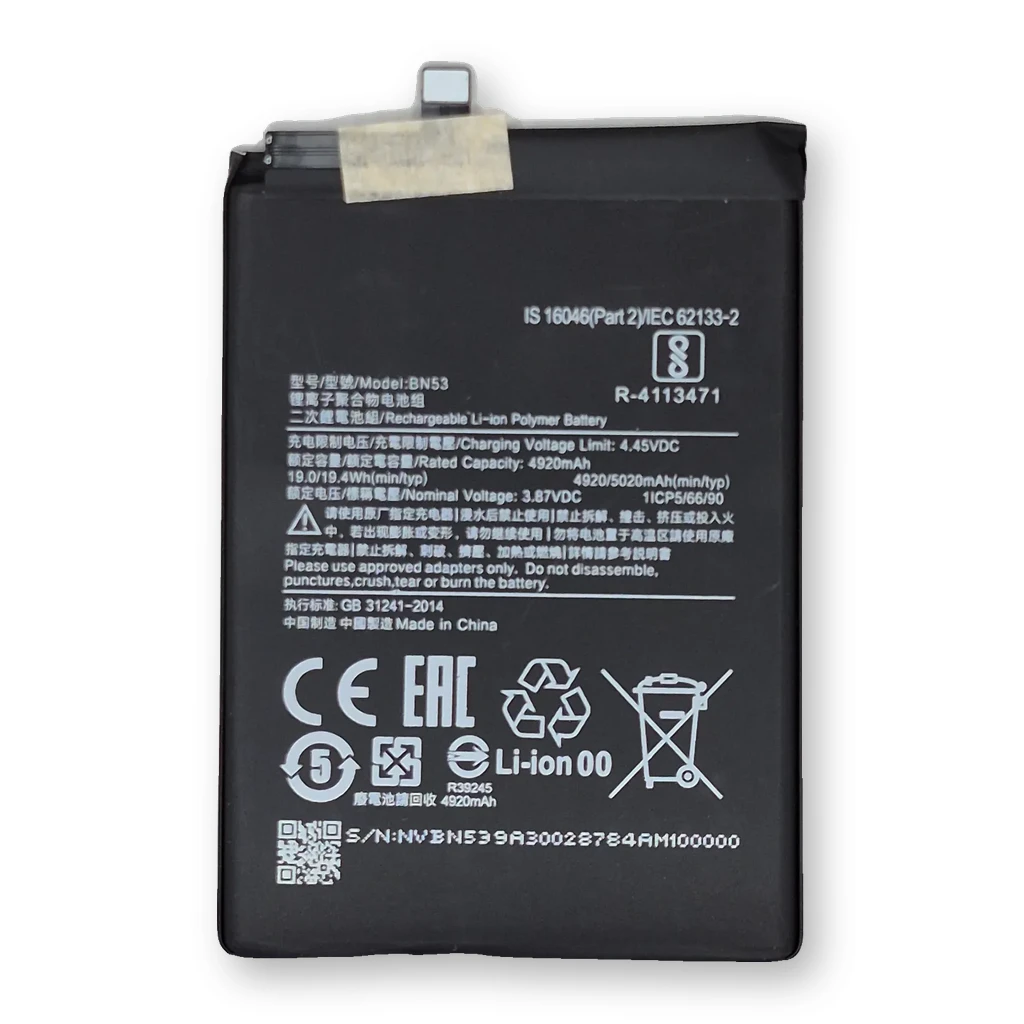 Batería Xiaomi Note 9 Pro / Note 10 Pro 4G / BN53
