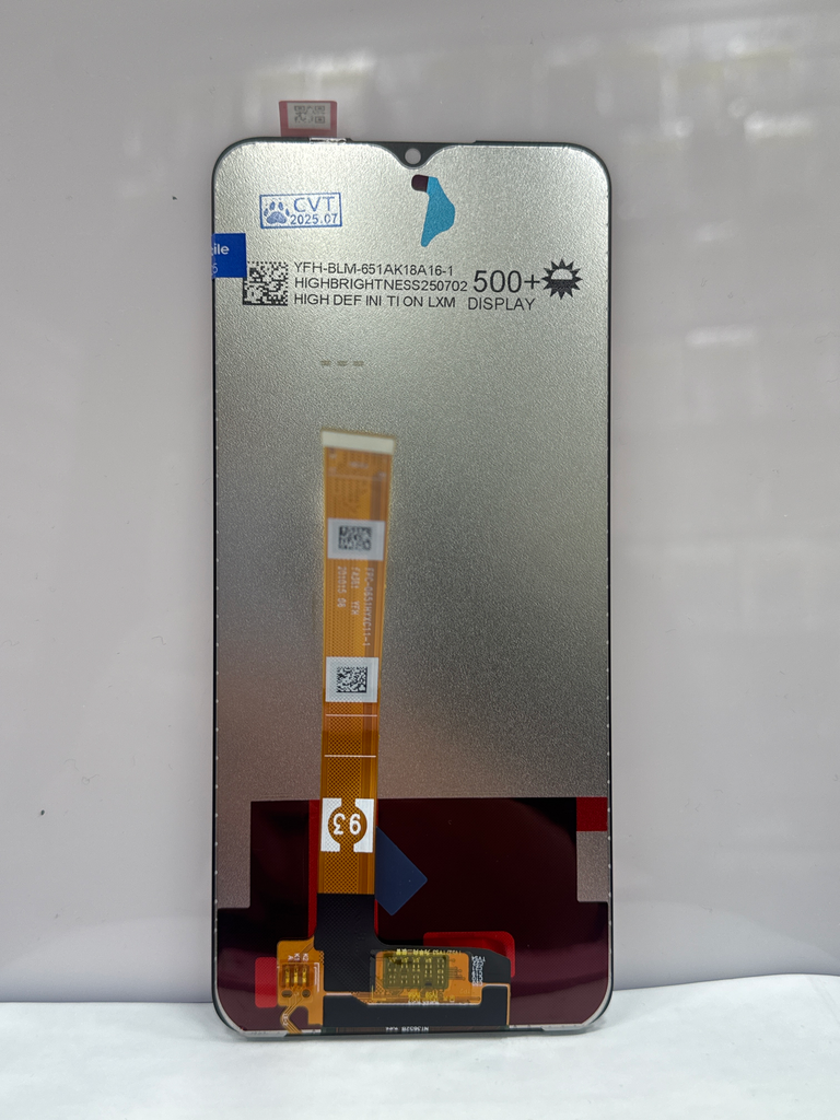 Display Oppo A15 / Realme C11 / C12 / C15 / C15 / A15S / A16K / A16E / A35 / V3 / Q2i / Narzo 20 / Narzo 30A / 7i / A55 5G / A53S 5G / A55S / A56 5G / V11 / V11S Copia Alta