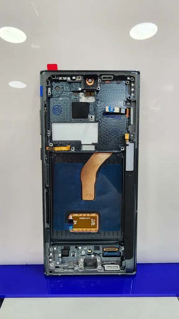 Display Samsung S22 Ultra Original con Marco Azul