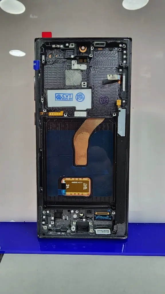 Display Samsung S22 Ultra Original con Marco Negro