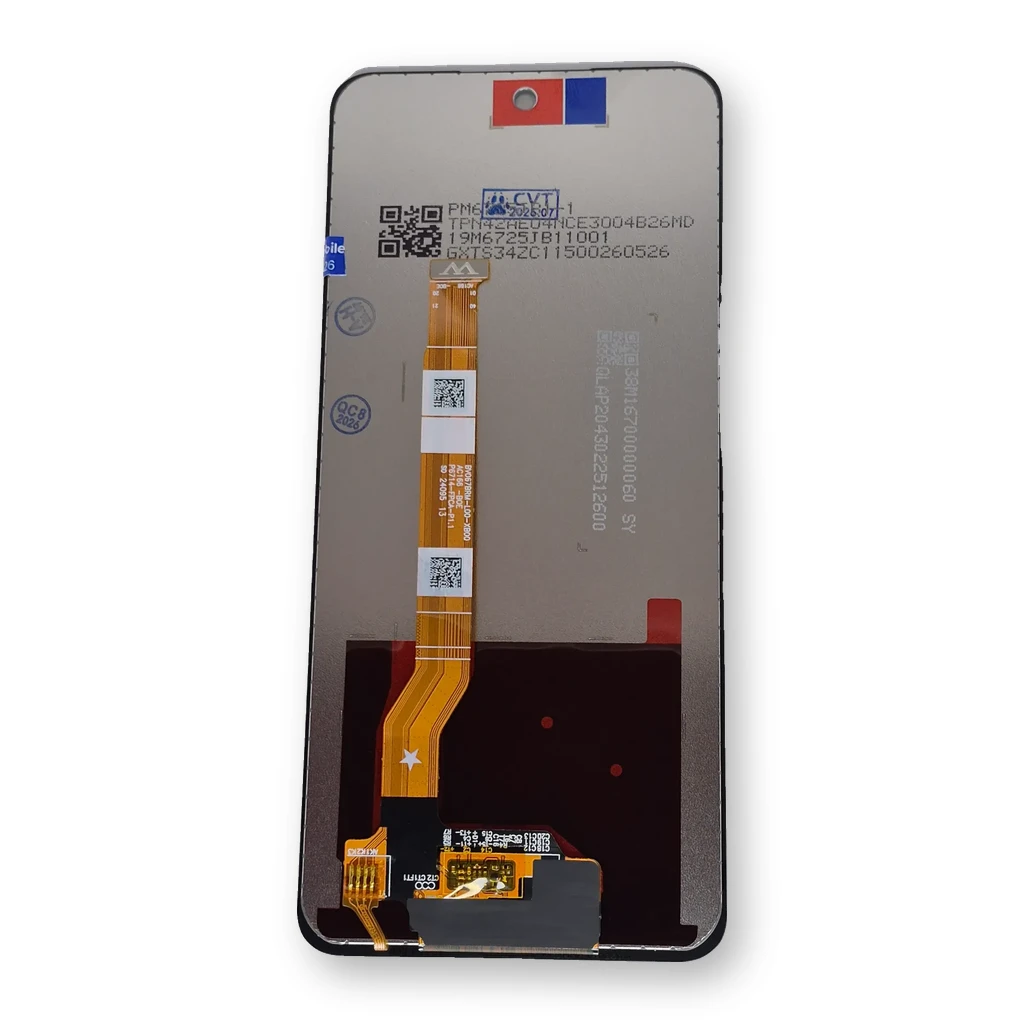 Display Oppo C65 4G / C65 5G / C63 5G / A40 / A40M / A60 4G / A60 5G / A80 / V60 / V60S / V60 Pro / V70 / V70S / N65 / Realme 12X / 12X / 14X / A3 / A3 4G 2024 / A3 5G / A3X 4G / A3X 5G / A3 Pro / A5 2025 4G / A5 2025 5G / A5X 4G / A5X 5G / A5i / A5i Pro / A5 Pro 4G / A5 Pro 5G / C73 5G / C75 5G / K12X 5G Copia Alta