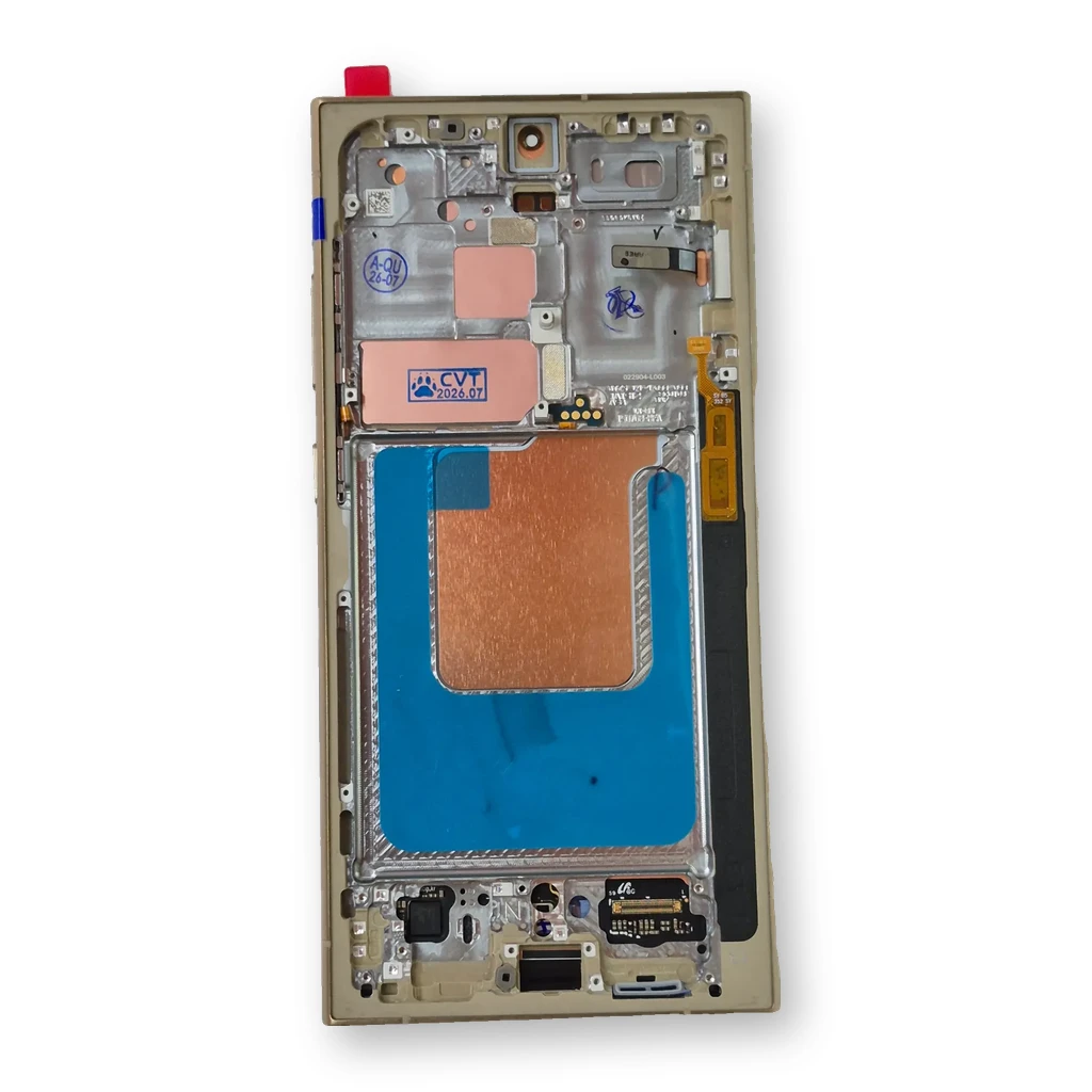 Display Samsung S24 Ultra Original con Marco Dorado CVT
