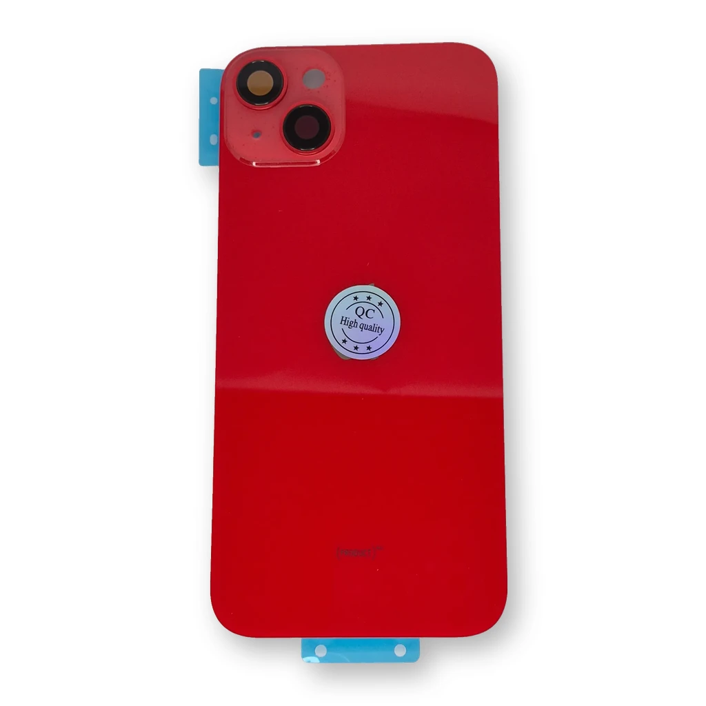 Tapa con Base Metálica iPhone 14 Plus Roja