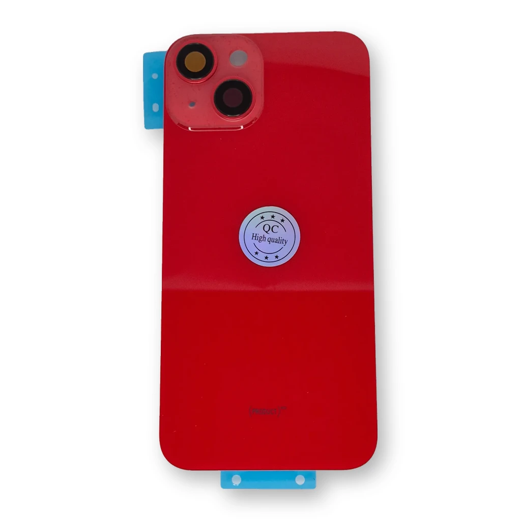 Tapa con Base Metálica iPhone 14 Roja