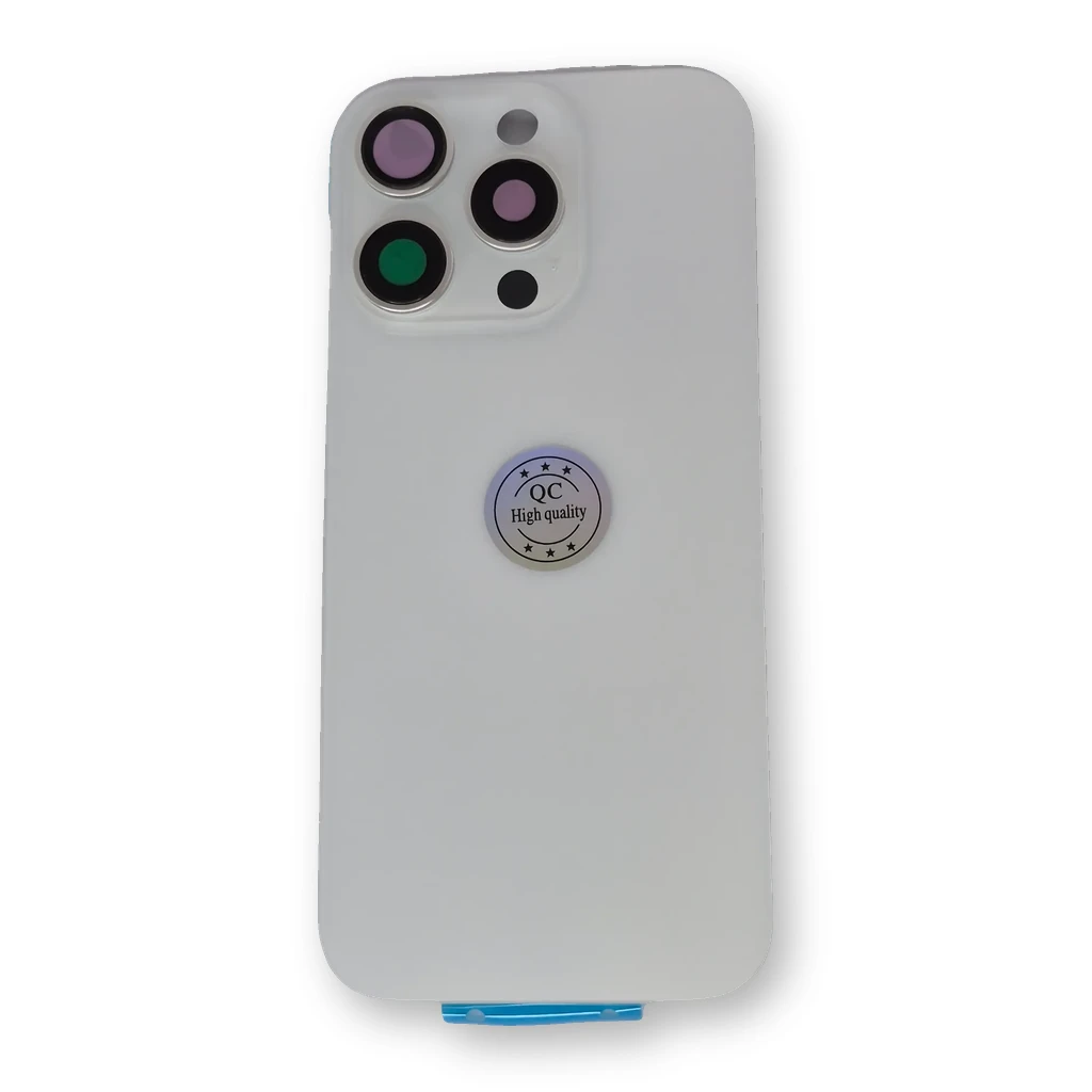 Tapa con Base Metálica iPhone 16 Pro Blanco