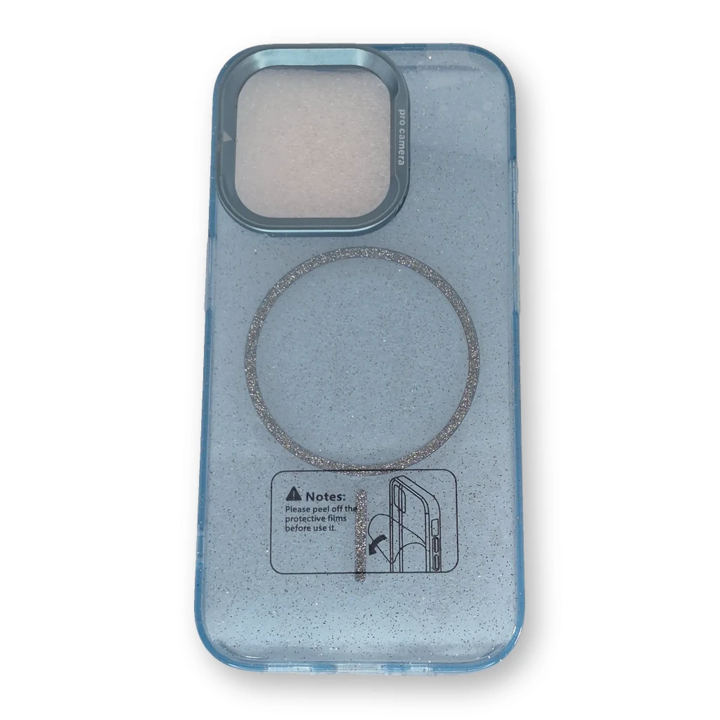Funda con MagSafe iPhone 15 Pro Azul Claro