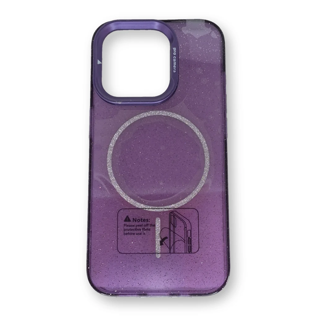 Funda con MagSafe iPhone 15 Pro Morada