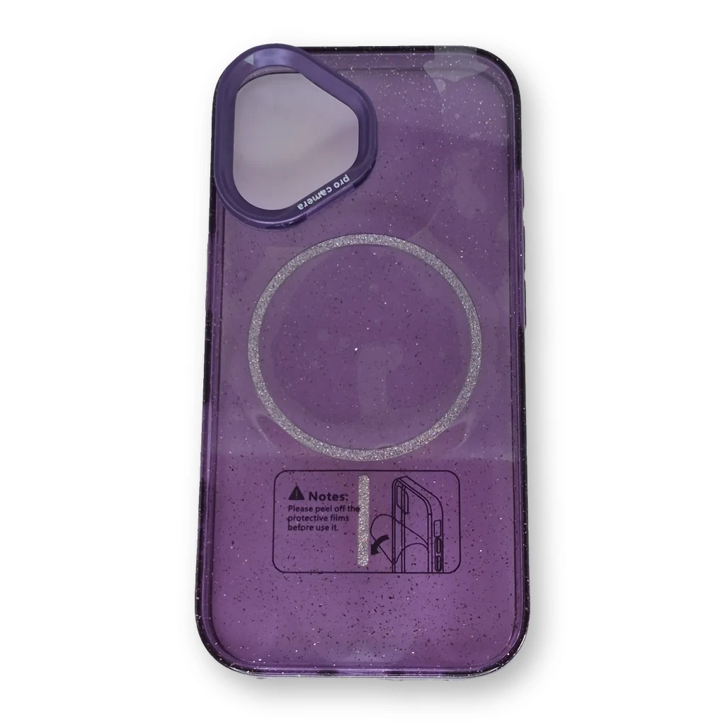 Funda con MagSafe iPhone 16 Morada