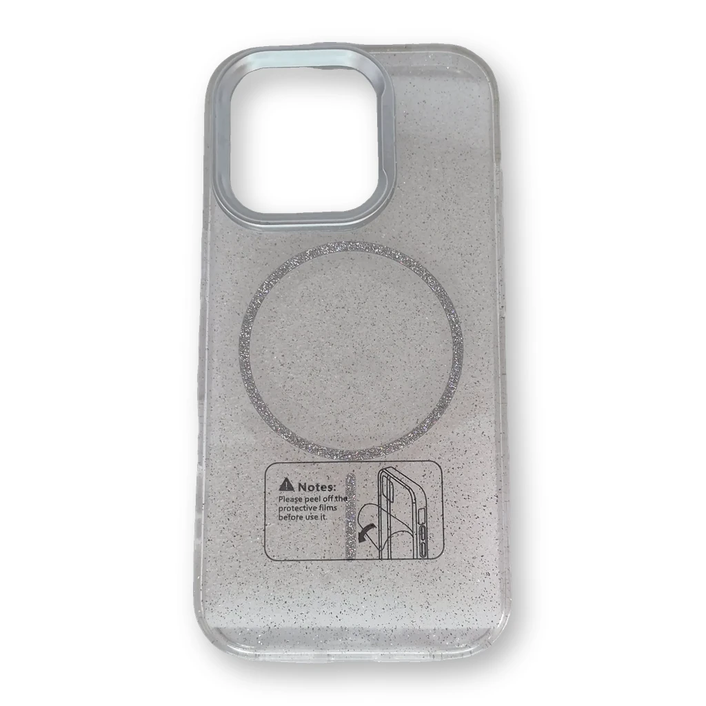 Funda con MagSafe iPhone 16 Pro Plata