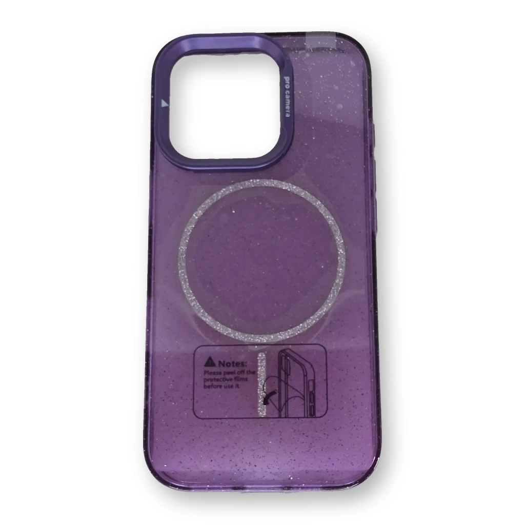 Funda con MagSafe iPhone 16 Pro Morada