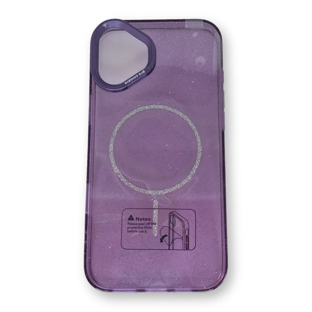 Funda con MagSafe iPhone 16 Plus Morada