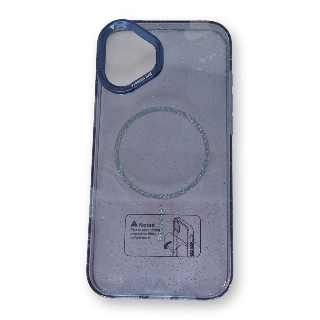 Funda con MagSafe iPhone 16 Plus Azul Fuerte