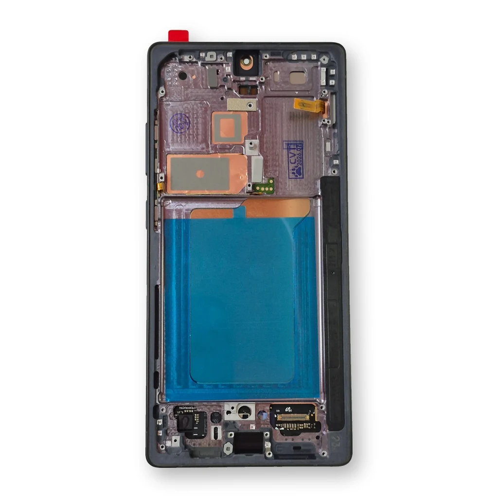 Display Samsung S25 Ultra Original con Glass Copia Marco Negro CVT
