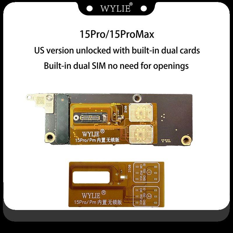 Nuevo adaptador MEP iPhone 15 Pro / 15 Pro Max versión EE.UU. Sin Bloqueo a Doble SIM Interna