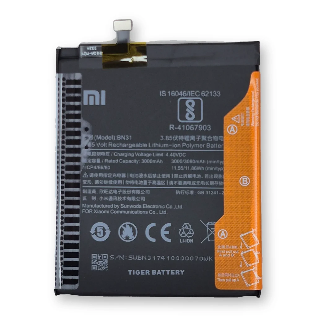 Batería Xiaomi Mi A1 / Mi 5X / Note 5A / Note 5A PRO / BN31